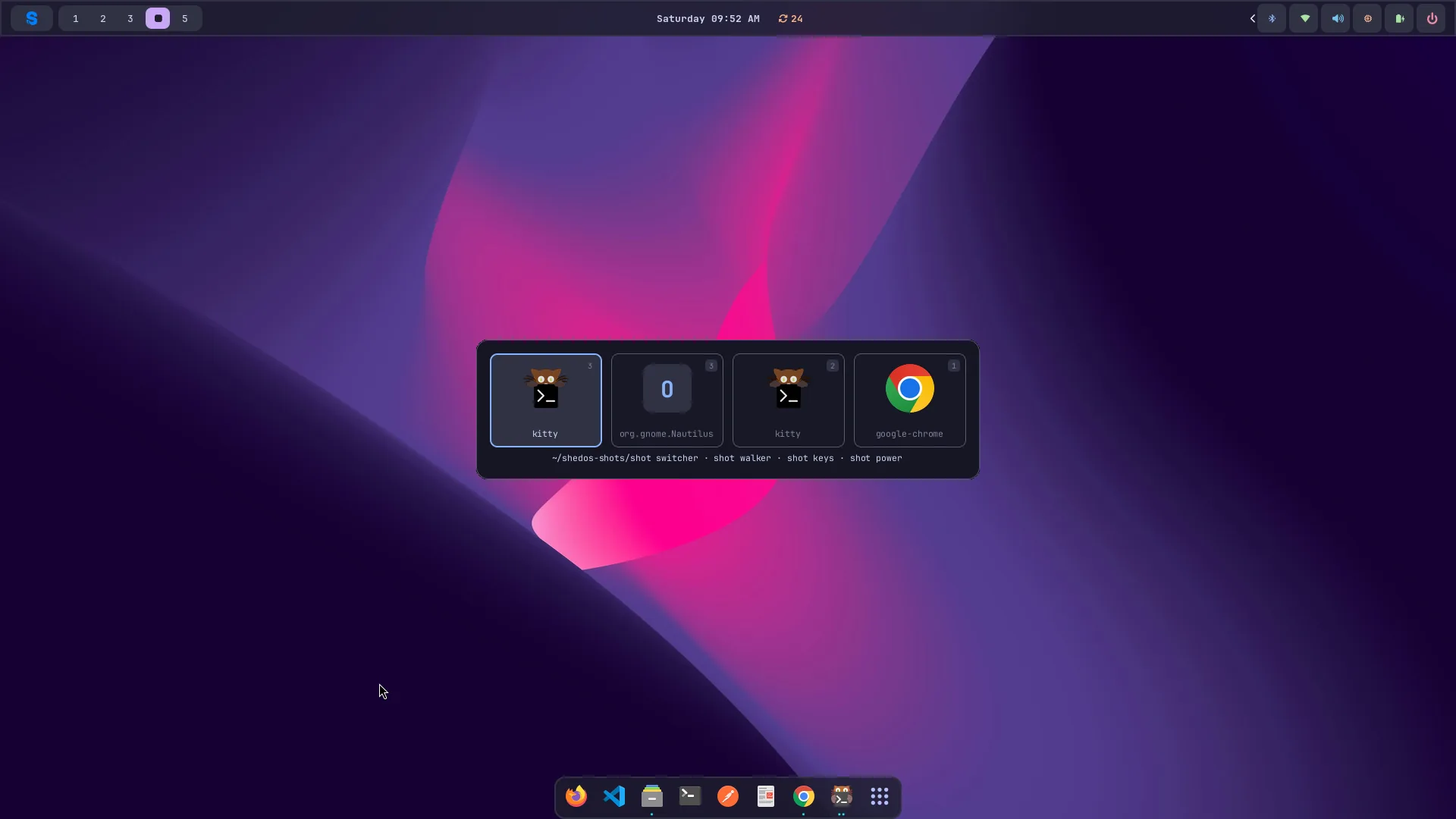 The ALT+Tab window switcher.